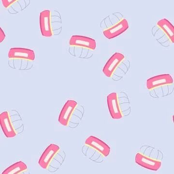 Seamless pattern skin eye cream cartoon vector Stock Illustration