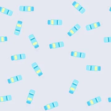 Seamless pattern skin night cream cartoon vector Illustrazione stock