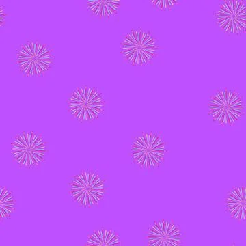Seamless pattern sky firework cartoon vector イラスト素材