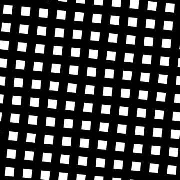 Seamless pattern slanting grid in black and white. Abstract retro design. Vector Illustrazione stock