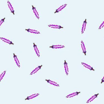 Seamless pattern slash sword effect cartoon vector Stockillustratie