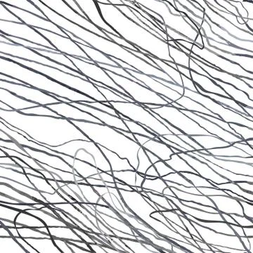 Seamless pattern with slate pencil hand drawn abstract lines, doodles Stock Illustration