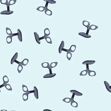 Seamless pattern sleek charging pad wireless cartoon vector Stock Illustration