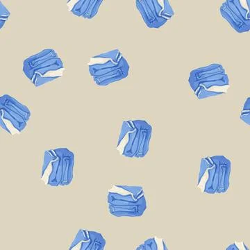 Seamless pattern sleep blanket bed color icon vector 库存插图
