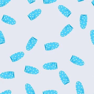 Seamless pattern sleep swaddle wrap cartoon vector Stock Illustration