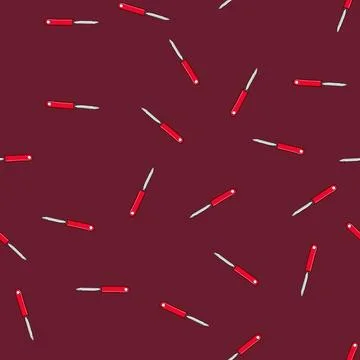 Seamless pattern slice slicer food cartoon vector Illustration