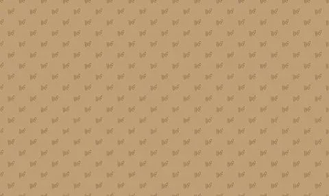 Seamless pattern of small beige butterflies on a light background Stock Illustration