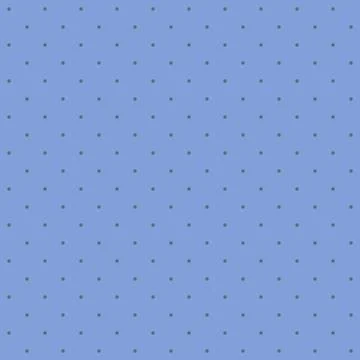 Seamless pattern - small dark blue dots on a Soft Cornflower Blue background. Stock Illustration
