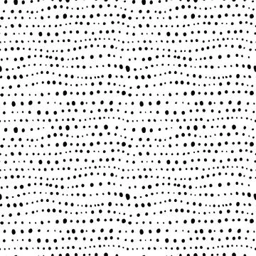 Seamless pattern with small dots or dashes. Stock Illustration