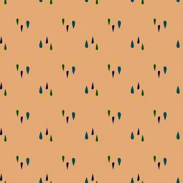 Seamless pattern of small drops Stock Illustration