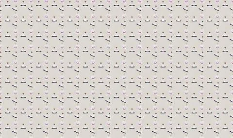 Seamless pattern of small fish swimming in water Stock Illustration