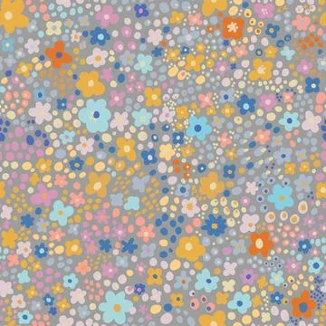 Seamless pattern with small flowers for children's and women's clothing in Stock Illustration