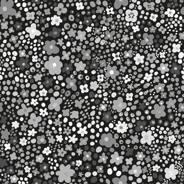 Seamless pattern with small flowers for children's and women's clothing in Stock Illustration