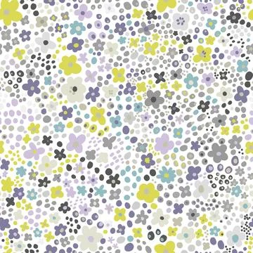 Seamless pattern with small flowers for children's and women's clothing in Illustrazione stock