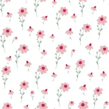 Seamless pattern with small flowers 스톡 일러스트