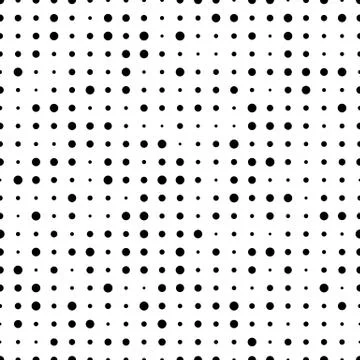 Seamless pattern with small Polka Dot pattern. Dotted endless backdrop. Retro Illustrazione stock