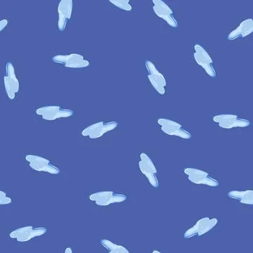 Seamless pattern small puddle cartoon vector イラスト素材