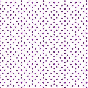 Seamless pattern of small purple dots on white background Stock Illustration