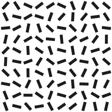 Seamless pattern with small rectangles. Memphis style background Stock Illustration