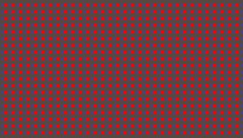 A seamless pattern of small red dots on a dark gray background Illustrazione stock