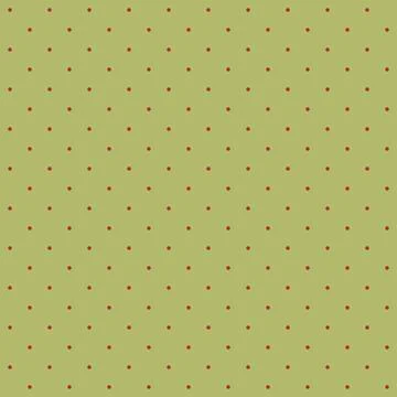 Seamless pattern - small reddish dots on a dirty olive background.  Illustrazione stock