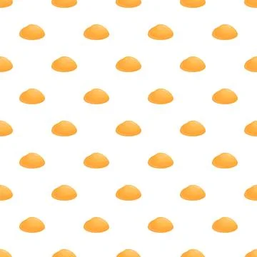 Seamless pattern with small sand mounds on white Illustrazione stock