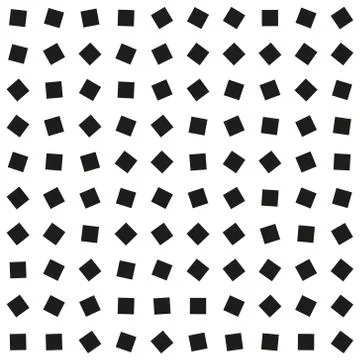 Seamless pattern with small squares. Black White Abstract Geometric Backgroun Stock Illustration