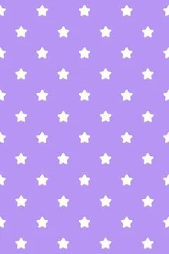 Seamless pattern with small stars in flat style Stock Illustration