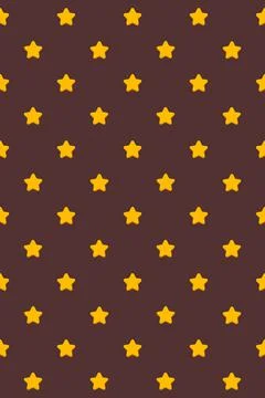 Seamless pattern with small stars in flat style Stock Illustration