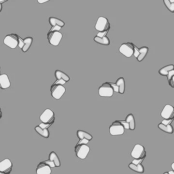 Seamless pattern smart car holder phone cartoon vector イラスト素材