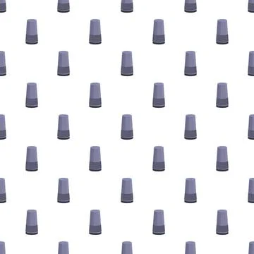 Seamless pattern with smart speaker voice assistant devices Stock Illustration