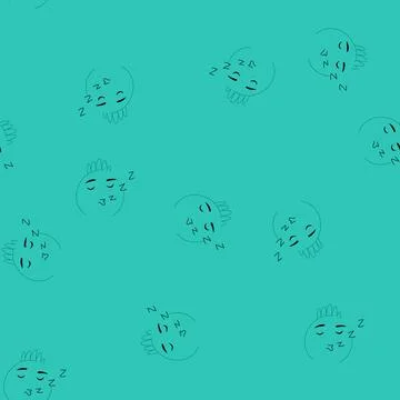 Seamless pattern smile comic face cartoon vector 库存插图