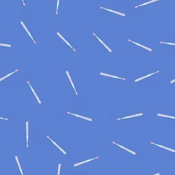 Seamless pattern smile kid toothbrush cartoon vector Stock Illustration