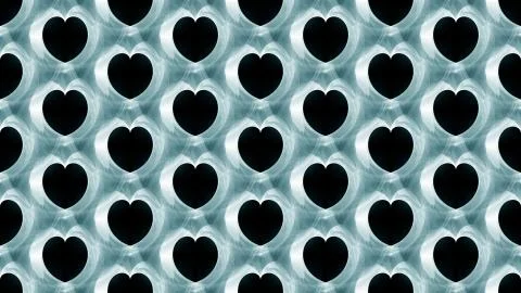 Seamless pattern smoke hearts Stock-Illustration