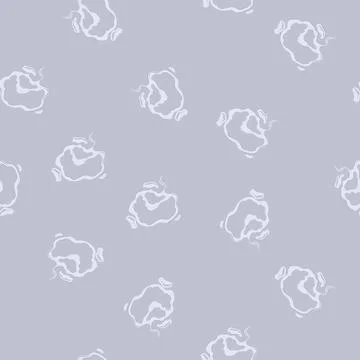 Seamless pattern smoke puff spreading abstract vapor effect イラスト素材