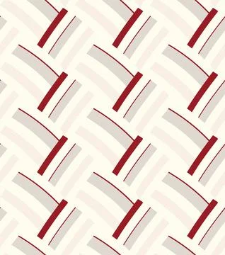 Seamless pattern of smoothly curved rectangles in pink, burgundy, gray tone.. Stock Illustration