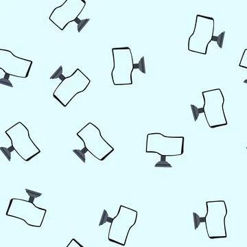 Seamless pattern smtechnology flexible screen cartoon vector 스톡 일러스트