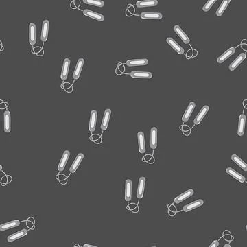Seamless pattern sneakers shoe dryer electric cartoon vector Stock Illustration