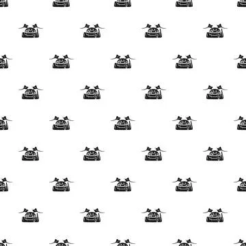Seamless pattern with snorkeling masks and manta rays Stock Illustration