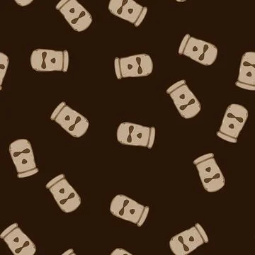 Seamless pattern snow ski mask cartoon vector 스톡 일러스트