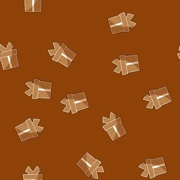 Seamless pattern snowball christmas themed cookies cartoon vector Stock Illustration