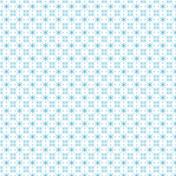 Seamless pattern of snowflake on white background.  Stock Illustration