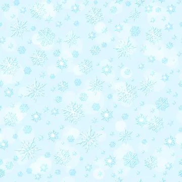 Seamless pattern snowflakes background Stock Illustration