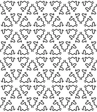 Seamless pattern of snowflakes. Christmas or winter theme vector background 스톡 일러스트
