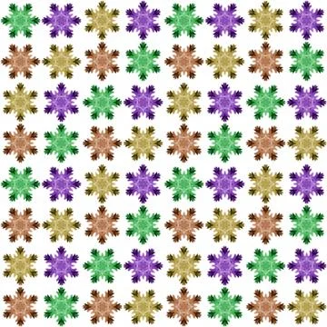 Seamless pattern with snowflakes  Stockillustratie