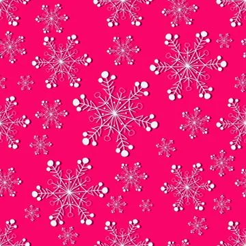 Seamless pattern with snowflakes Stock Illustration