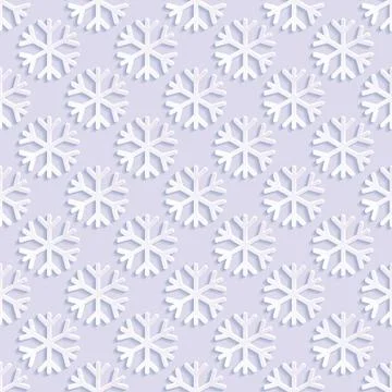 Seamless pattern with snowflakes Stock Illustration