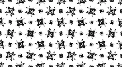 Seamless pattern of snowflakes Stock Illustration