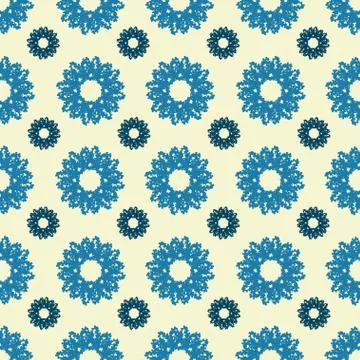 Seamless pattern with snowflakes, for invitations, cards, scrapbooking Illustrazione stock