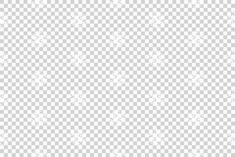 Seamless pattern of snowflakes on transparent background Stock Illustration
